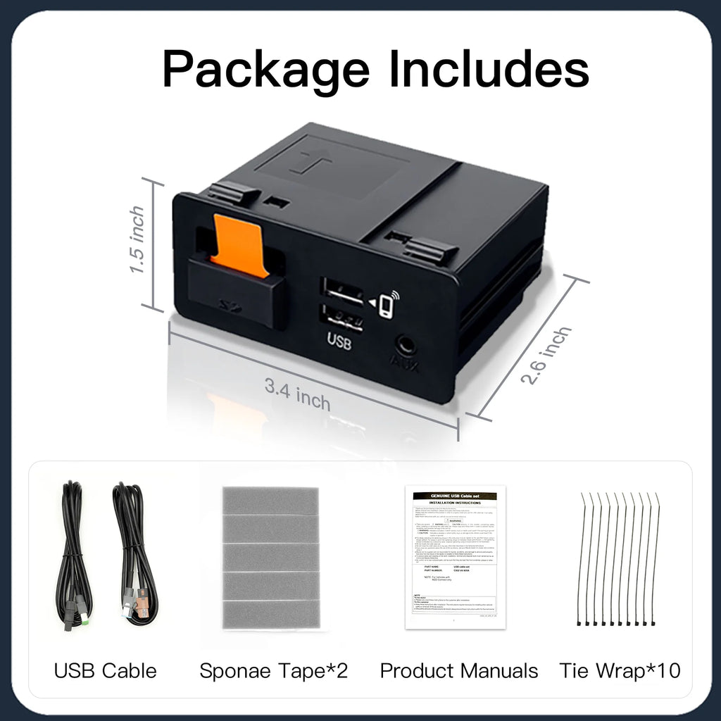 NEW P2 Wired or P3 Wireless For CarPlay Android Auto Adapter USB Hub OEM Retrofit Mazda 2 3 6 CX3 CX5 CX8 CX9 MX5 TK78669U0C Kit